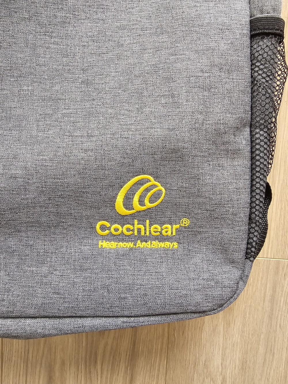 Cochlear Recipient Backpack Grey - Picture 2 of 4